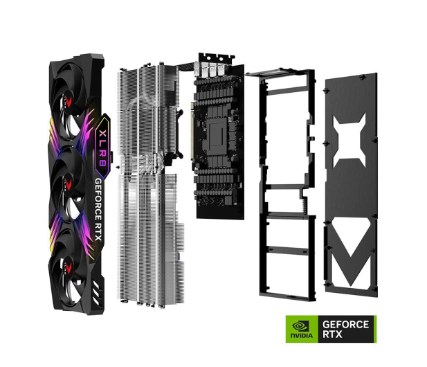 PNY GeForce RTX 4090 24GB XL R8 GAMING VERTO EDITION VCG409024TFXXPB1 - 1190538 - zdjęcie 4